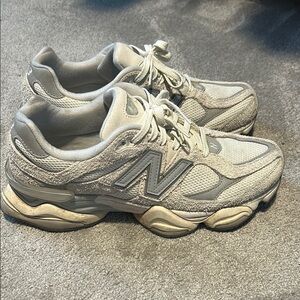 New Balance White and Gray Athletic Shoes